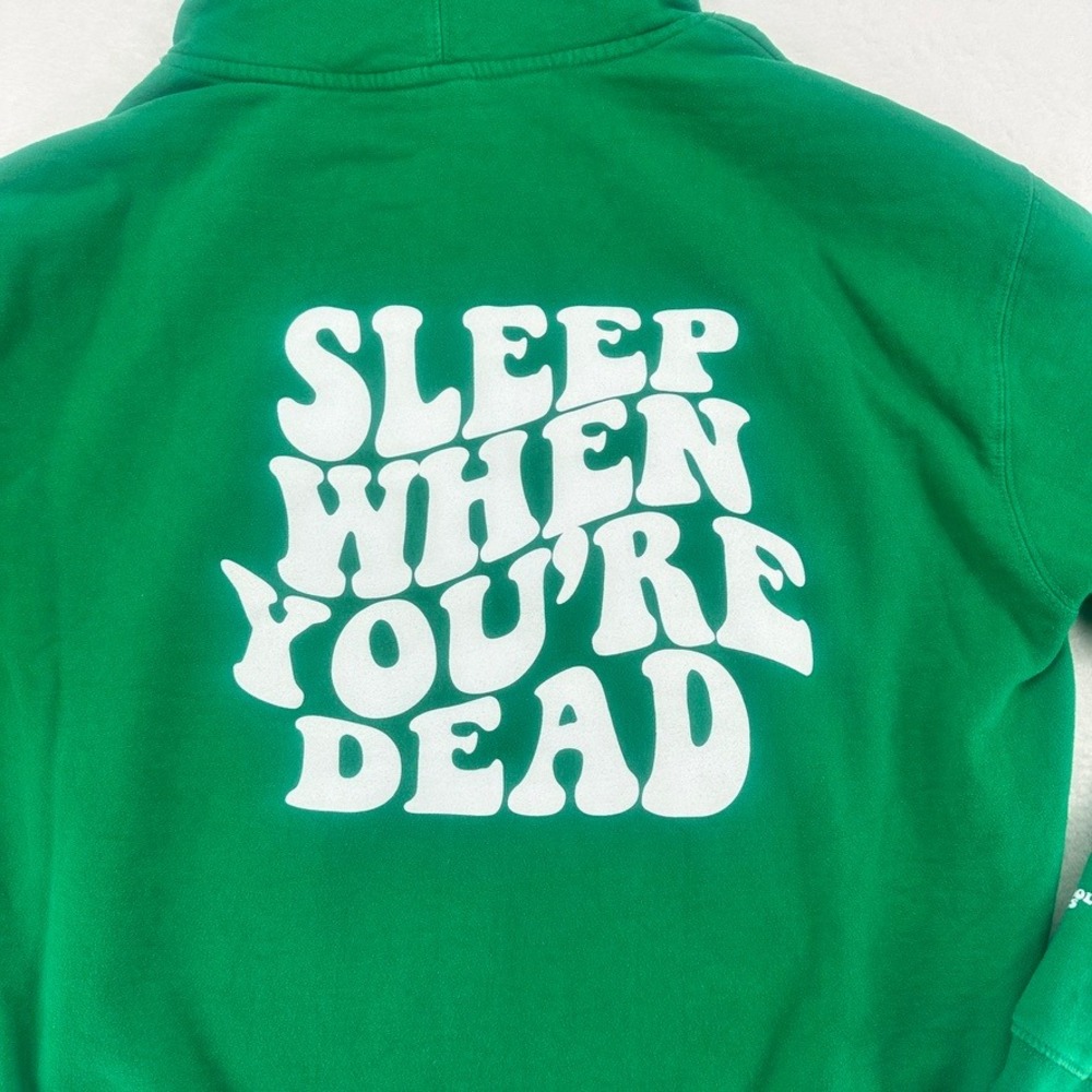 Plan Bri Barstool‎ Sports Green Graphic Hoodie Size XL - Picture 8 of 14